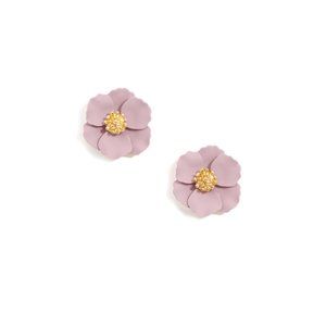 Mini Hand Painted Floral Stud Earring • Choice of Color!